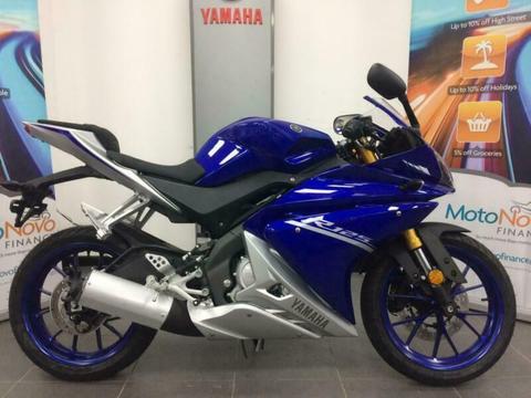 YAMAHA YZF-R125 LOW RATE FINANCE 01257 230300. LEARNER LEGAL