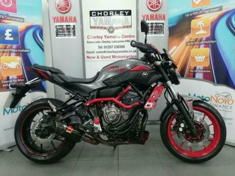 YAMAHA MT07 MOTOCAGE 15 PLATE DELIVERY ARRANGED P/X WELCOME