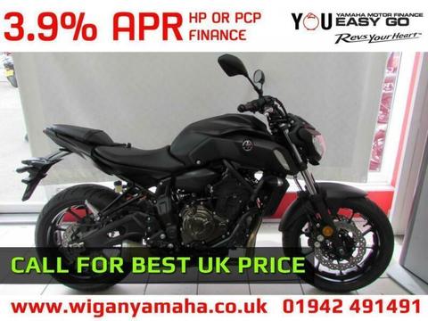 YAMAHA MT-07 ABS 2019 MODEL 3.9% APR HP OR PCP FINANCE AVAILABLE