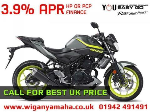 YAMAHA MT-03 ABS 320cc 2018 MODEL IN NIGHT FLUO, YAMAHA BLUE OR TECH BLACK