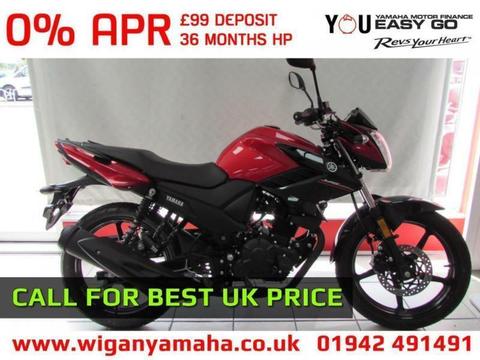 YAMAHA YS125 99 DEPOSIT 3 YEARS 0% APR FINANCE. RED, BLACK OR WHITE IN STOCK