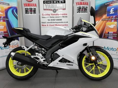 YAMAHA YZFR125 2019 MODEL IN STOCK LOW RATE FINANCE DELIVERY ARRANGED