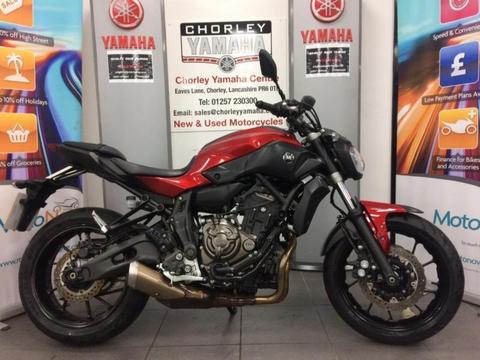 2016 (66) plate YAMAHA MT07 ABS DELIVERY ARRANGED P/X WELCOME
