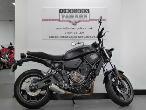 18 REG YAMAHA XSR 700 IN BLACK ONE OWNER VERY VERY LOW MILES IMMACULATE