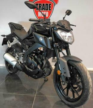 2018 67 YAMAHA MT 125 ABS BLACK LEARNER LEGAL TRADE SALE PROJECT CAT N REPAIRED