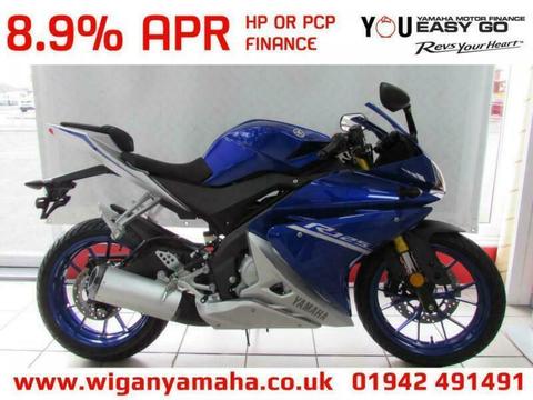 YAMAHA YZF-R125 ABS 125cc LEARNER LEGAL SPORTS BIKE in Blue or Red