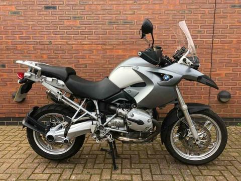 2006 BMW R1200GS - SILVER - 43K MILES - 8 BMW STAMP HISTORY - MOT TILL JAN 2020