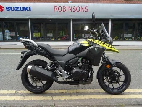 Pre reg 2018 model Suzuki V-Strom 250 on Low Rate Finance