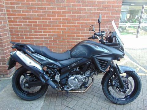 2014 (14) SUZUKI V-STROM DL650 ADVENTURE BIKE - ONLY 7188 MILES FROM NEW