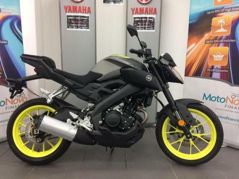 YAMAHA MT125 LOW RATE FINANCE 2.9% APR P/X WELCOME LEARNER LEGAL